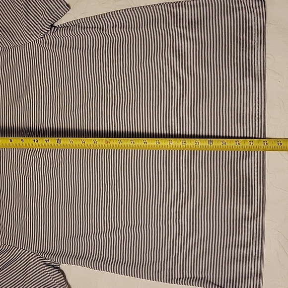 American Heritage Black and Gray Striped Men's Shirt XL - NWT - Picture 6 of 11